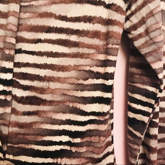 Tommy Bahama Animal Zebra Wrap Dress Sz M - Picture 12 of 14